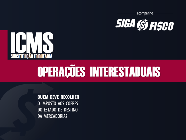 Icms–St Nas Operações Interestaduais - Siga O Fisco