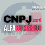 CNPJ será alfanumérico